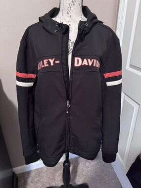 Harley-Davidson Black jacket with hood